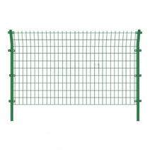 기둥 메쉬휀스 안전휀스 철조망 펜스 울타리, 1.5m 높이-와이어 직경 4.5mm, 1개