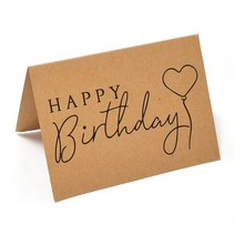 접이식 크래프트 생일 축하 카드 비즈니스 선물 엽서 Mariage 감사합니다 인사말 결혼식 초대장 10 개, [02] S2-10pcs