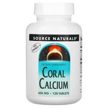 소스내추럴스 산호 칼슘 600mg 120정, 1병