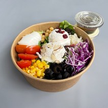 [소행섬] 크라프트 원형 용기 1300cc, 50개입