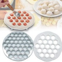 타이야끼 붕어빵 호떡 와플 업소용 기계 만두 몰드 만두 메이커 라비올리 알루미늄 몰드 pelmeni 만두 압연 만들기 과자 만두 37 구멍, 23홀 23.5cm