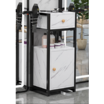 인테리어 다용도 수납 엔틱 협탁 네일샵 헤어샵 콘솔 에스테틱 트롤리 욕실 침실 선반 미용실, 8