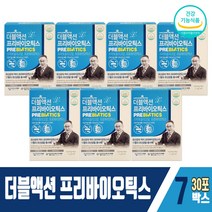 더블액션 프리바이오틱스 유산균 프로바이오틱스 프리바이오스틱 유산균먹이 프락토올리고당 분말 스틱, 7박스, 30포
