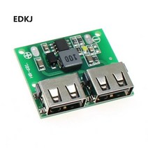 9V 12V 24V ~ 5V DC-DC 스텝 다운 충전기 전원 모듈 2 더블 듀얼 USB 출력 벅 전압 3A 충전 레귤레이터, 옵션-01.1pcs