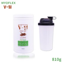 마이오플랙스 V밀 식물성 단백질쉐이크 고단백 채식쉐이크 프로틴파우더 비건쉐이크 브로멜라인 그레인 식사대용 단백질보충제, 1개, 810g