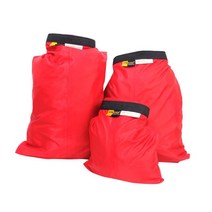 야외 카누 카약 캠핑을위한 1.5L + 2.5L + 3.5L 3pcs 방수 드라이 백 자루, 오렌지, 설명