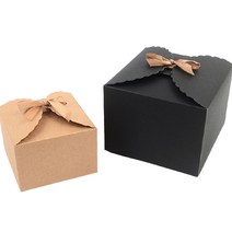 심플 무지 접이식 단상자 크라프트 에그 타르트 백일 떡 쿠키 화과자 초콜릿 악세사리 팔찌 비누 답례 답례품 선물 기프트 기념품 고급 포장 케이스 종이 박스, 브라운-대