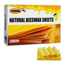 10pcs 밀랍 재단 시트 Beehoney Comb 프레임 밀랍 제조