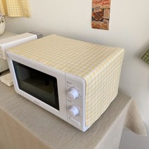 목화베리 전자레인지커버 방수다용도덮개 85*30, 연노랑방수