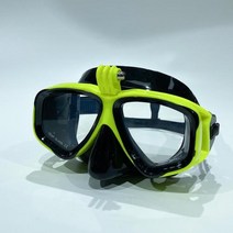 전문 수중 다이빙 마스크 스쿠버 다이빙 고글은 gopro 소형 스포츠 카메라 all-dry 다이빙 마스크에 적합합니다., 형광 황색