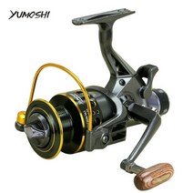 Yumoshi 3000-6000 금속 스피닝 낚시 릴 10 1BB 바닷물 잉어 낚시 릴 전면 및 후면 브레이크 속도 비율 5.0:1 5.2:1, 12, 3000 시리즈