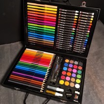 아티스트 드로잉 미술치료 색칠 도구 세트 박스 122pcs