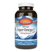 칼슨랩스 슈퍼오메가3 1200mg 180정, 기본, 1개
