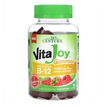 21세기 센트리비타조이 B-12 엑스트라 스트렝스 라즈베리 1500 mcg 90 젤리