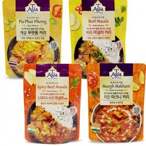 스파이시마살라 샘표 티아시아키친 타이 게살 인도스타일 1분 푸팟퐁 커리 칼레 비프마살라 마크니 정통8521EA, T.ASIA키친 1min게살푸팟퐁커리170g