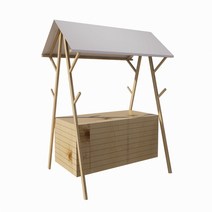 가판대 진열대 행사 매대 좌판대 플리마켓 백화점 이동식 야외 노점, 1, 베이지120x60x200천정천+상보