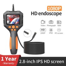 자동차 차량용 정비 공구 복스 세트 산업용 파이프 내시경 P10 3.9/5.5/8mm 2.8 인치 ips 컬러 HD 화면 10, 02 10M_01 8mm