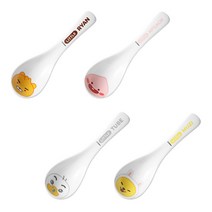 카카오프렌즈 도자기 우동 스푼 세라믹 수저 숟가락 4종, 라이언 1p