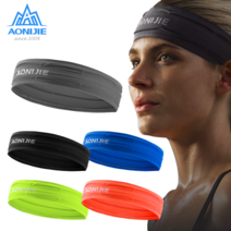 아오니제 스포츠 헤어밴드 땀흘리방지 요가 달리기 러닝 운동 AONIJIE E4086, 피아노 블랙