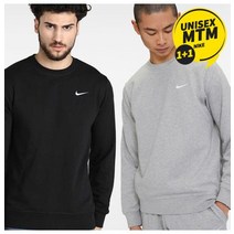 나이키 1+1 나이키긴팔티 JQB 클럽 FT 라운드 맨투맨 티셔츠 그레이 블랙 _