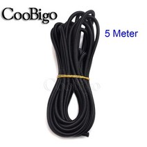 배틀 로프 1set heavy duty elastic bungee shock 코드 스트랩 스트레치 플라스틱 후크 자동차 수하물 텐트 카약 보트 카누 자전거 넥타이, 5m 탄성 코드