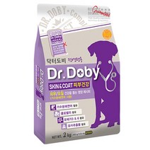 닥터도비 강아지 피부사료 스킨앤코트 2kg 노견 개 35000EA