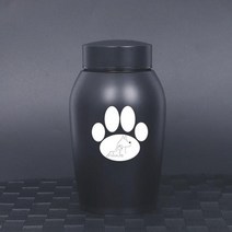 반려동물 유골함 강아지 추모함 고양이 동물 스톤 장례용품 납골함 메모리얼 애완 항아리 인간 스테인레스 스틸 애완 기념 유골 항아리 개 기념품 용기 상자 밀봉 방습 탱크, 6, 250ml