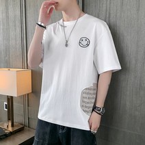 Sevenmoon 남자반팔티 특양면 루즈핏 도안