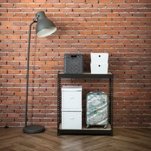 하트랙 무볼트 앵글 900x800x900x2단 선반 매립형, 화이트