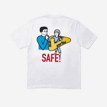 [정품] 팔라스 세이프티 티셔츠 화이트 - 19SS Palace Safe T-Shirt White