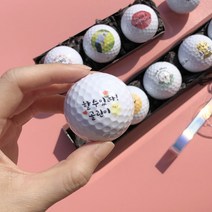 선물포장 어버이날 레터링 골린이 커스터마이징 골프볼 세트 3구 커스텀 5구 골프공 골프입문, 문구 변경X_49