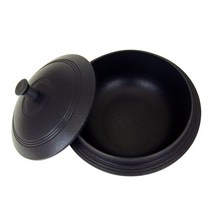 키친아트 국내산 전통 통주물 가마솥 20cm, 블랙