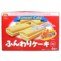 델리 메이플 플레이버 케이크 72g, 6개