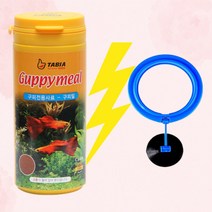 구피 전용 사료 260ml 1개 피딩트레이드, 260ml+(피딩트레이드)