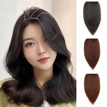 마녀플랜트 여자 피스 가발 정수리 옆머리 헤어 볼륨 헤어뽕 부분가발, 25다크_볼륨헤어피스, 1개