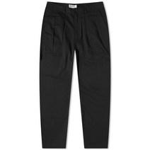 유니버셜웍스 Universal Works Double Pleat 바지 - 블랙 검정