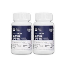 간에좋은 밀크시슬 실리마린 밀크씨슬 130mg 추출물 영양제 밀크시스 밀크티슬 비타민B군 비타민비군 셀렌 아연 무부형제 2통