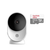 헤이홈 가정용 홈 CCTV 스마트 홈카메라 Egg, 홈카메라 Egg +메모리64G