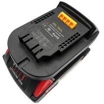 Milwaukee 18V 용 Alian MIL18DL 배터리 어댑터 - Dewalt 20V 배터리 어댑터 용 Milwaukee 배터리 어댑터 용 M18 용 전동 공구 리튬 배터, 밀투듀, 검은색