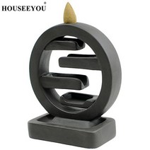 향로 촛대 청동 제사 제기 제례용 향대 houseeyou square incense ceramic backflow incense burner creative home decor, 1버너