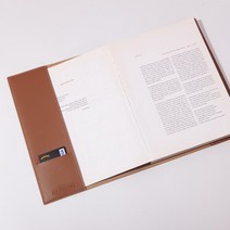 간지아리빙 국내 수작업 가죽 북커버 패브릭 책커버 다이어리 노트 파우치, 일반형, 네이비