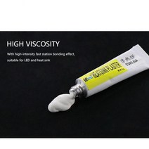 1PC 회로 기판 접착제 5G 열 전도성 방열판 점성 화합물 CPU led 실란트, 01 1PC