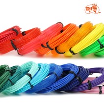 펜톡 3D펜 PLA 필라멘트 재료 7m 37색 (1.75mm), 01-빨강
