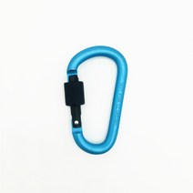 등산아이젠 등산용 체인 컬러 클라이밍 카라비너 알루미늄 스냅 후크 개 D-링 키 체인 클립 하이킹 캠프 야, 05 Sky blue 1pcs