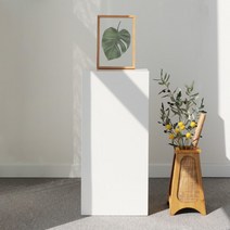 클로버 철제 디스플레이박스 전시다이 촬영소품 사각스툴 스틸 진열대 3size, 상세 설명 참조