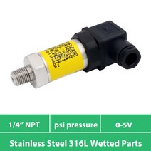 공구 압력 트랜스미터 0.5 4.5V 출력 G 1 4 스레드 범위 6000 psi 게이지 5000psi 100 1.5 5 3 75 고정밀, [19] 5000psi gauge