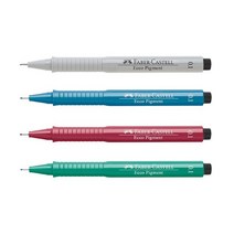 파버카스텔 에코피그먼트 펜 4색 낱개, 그린 0.1mm