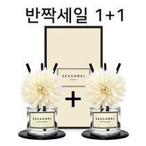 시즈넬 차량용 선물세트 디퓨저 50ml 니들맘 화이트, 아이스 블루 민트, 2세트