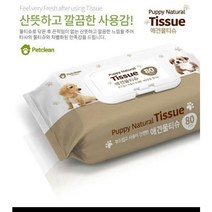 펫크린 펫티슈 애견 물티슈 캡형, 80매1팩