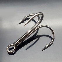 트레블훅 10개 지그헤드 루어바늘 루어미끼, 1/0호